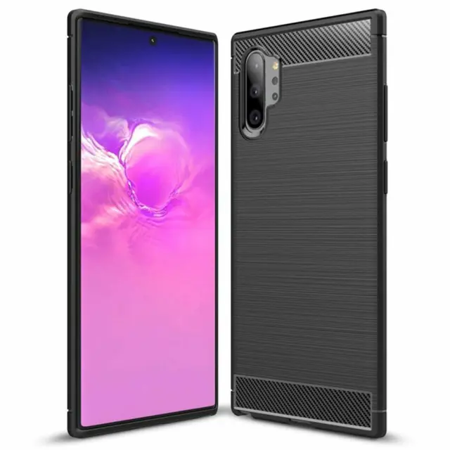 Techsuit® TPU Carbon Θήκη για Samsung Galaxy Note 10 Plus -Black