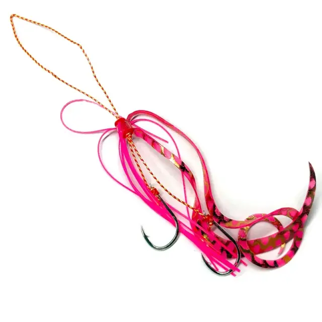 Ανταλλακτικές Τρέσες PREGIO SK-110 Curly για Tai Rubber με Αγκίστρια #1 2