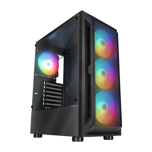 Rampage PC Case SHIVA RGB Midi Tower Black (SHIVA)