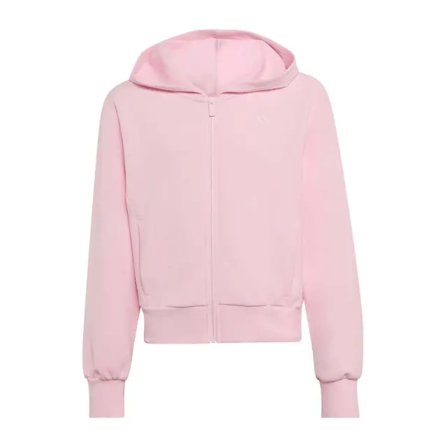 adidas Sportswear Girl's Full-Zip Hoodie Ροζ KY6015 (adidas Sportswear)