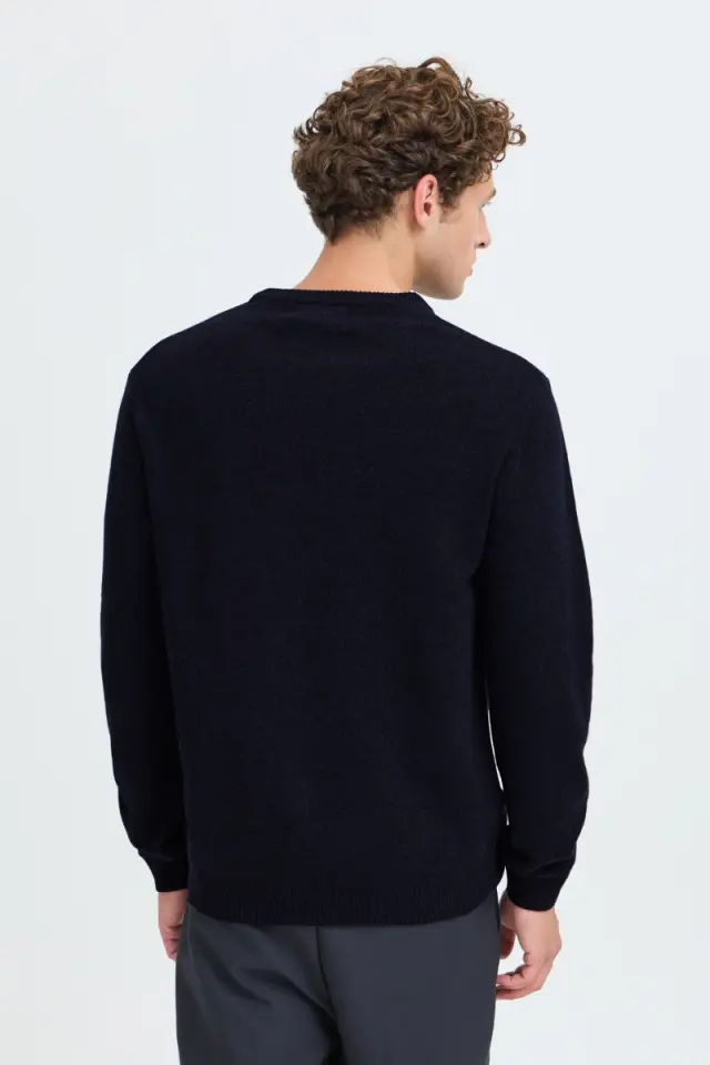 Casual Friday KARL Ανδρικό Μάλλινο Πλεκτό – Navy Blazer - XXL 3