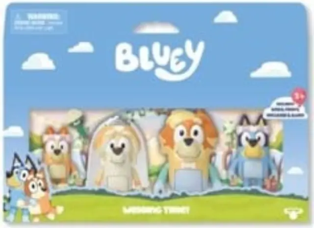 Bluey - Figure 4pk Special Set-Wedding 90268 - Toys