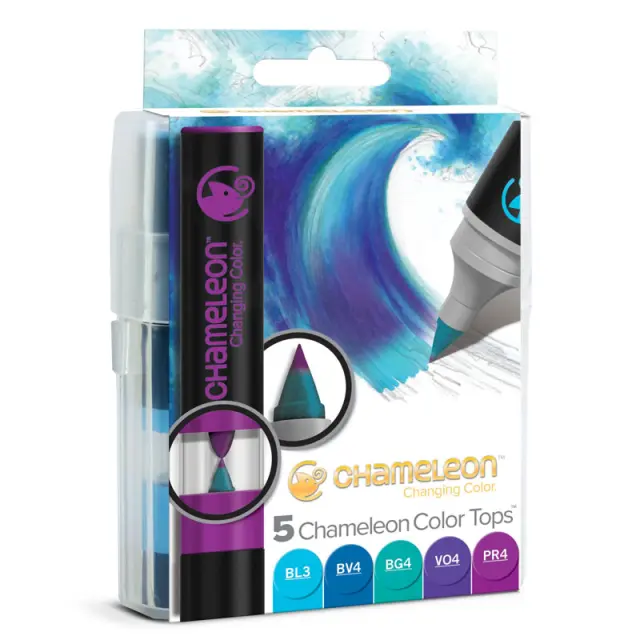 Σετ Chameleon Color Tops - Cool Tones - 5τεμ