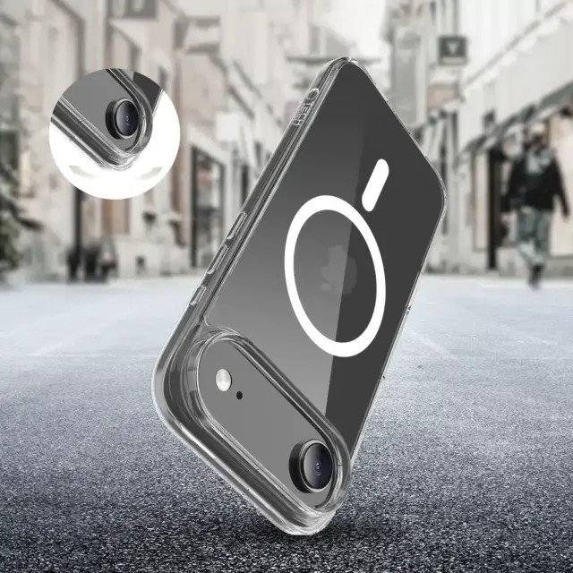 Tech-Protect Θήκη Κινητού iPhone 17 Air Flexair Hybrid Magsafe Clear 2