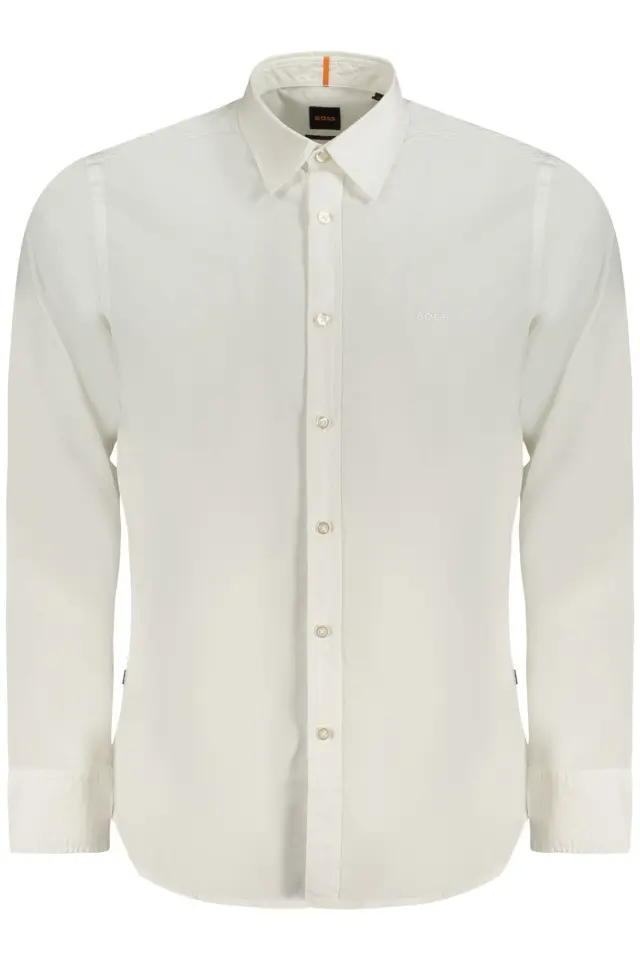 Hugo Boss - Ανδρικό Πουκάμισο Relegant 50518304-100 Λευκό - S