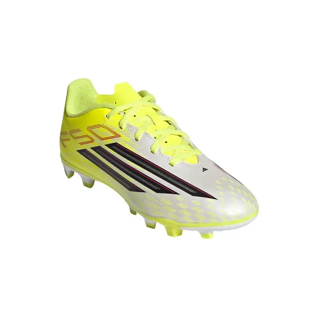 adidas Performance Kids F50 Club FG/MG J Άσπρο - Κίτρινο JS1482 (adidas Performance) 3