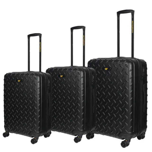 Βαλίτσα trolley (σετ 3 τεμαχίων) Caterpillar 83688-01 Μαύρο - One Size