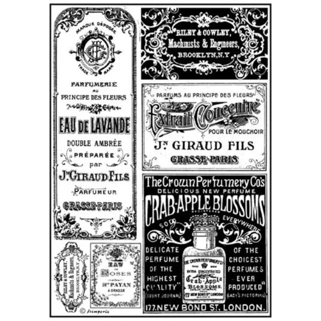 Ριζόχαρτο για decoupage - Parfumerie - A4