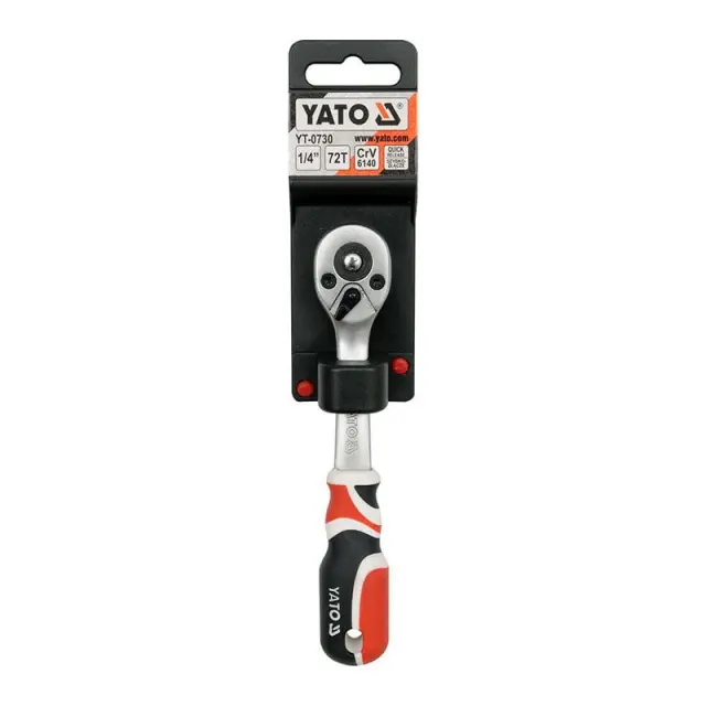Yato YT-0730 Καστάνια Κυρτή 1/4" 72 Δοντιών