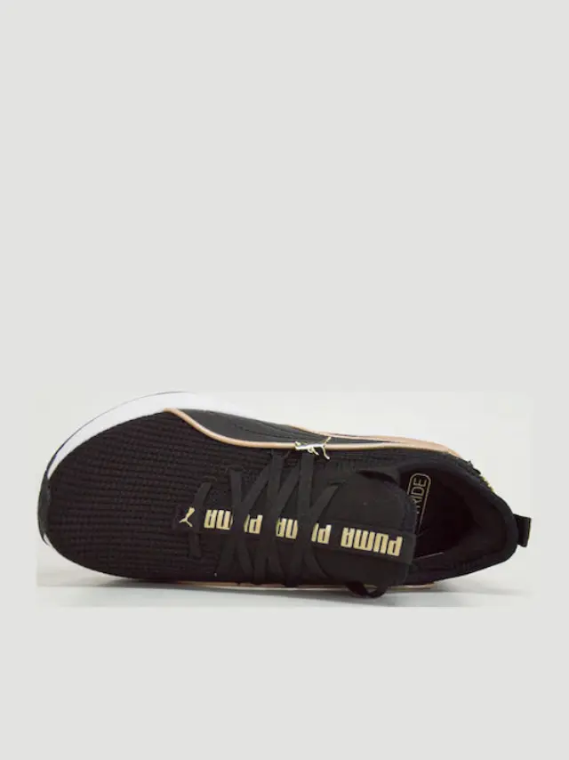 Puma Women's Softride Sabrina Polished Chrome Μαύρο - Χρυσό 313719-01 (Puma) 3