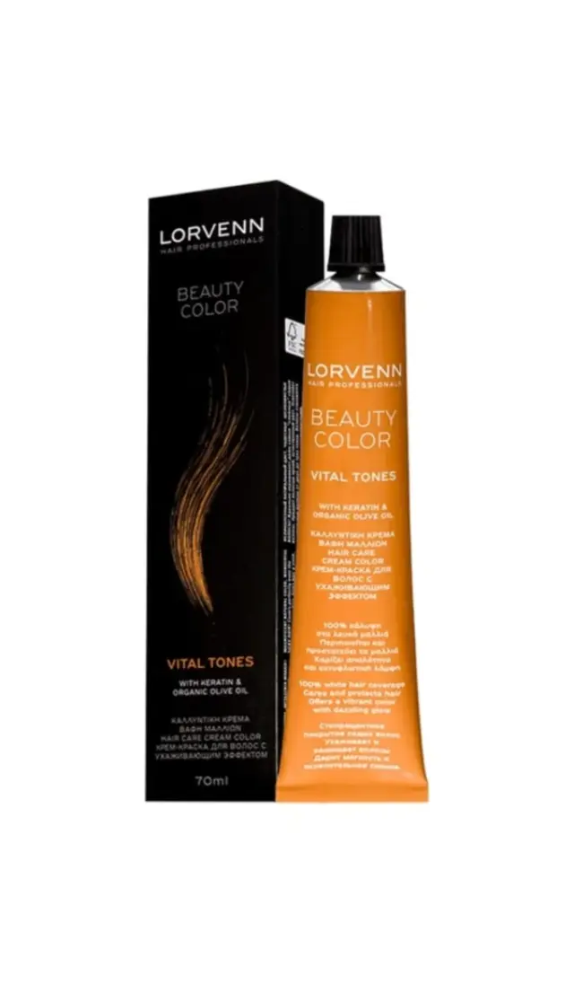 Lorvenn Beauty Color Vital Tones Βαφή Μαλλιών 6.78 Ξανθό Σκούρο Μόκα 70ml