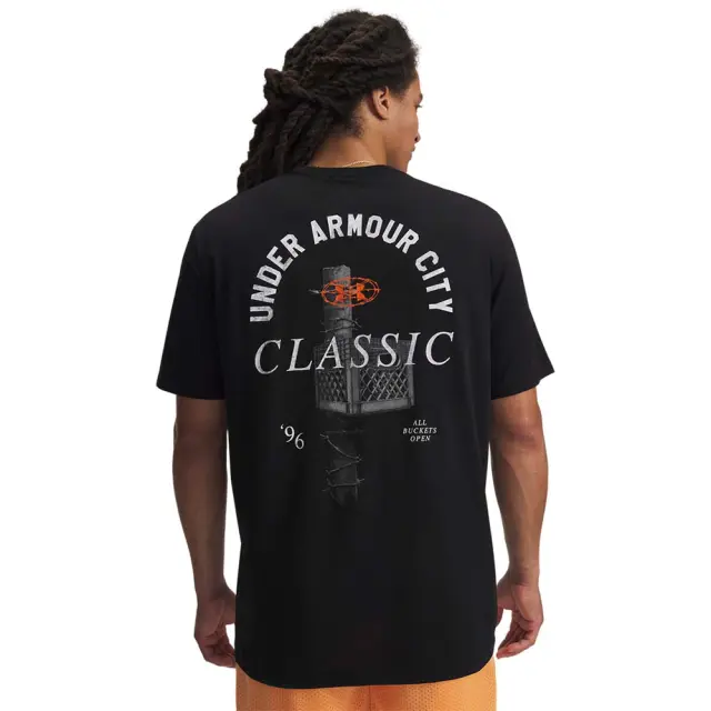 Under Armour Men's 60/40s City Classics Shortsleeve T-Shirt Μαύρο 6009326-008 (Under Armour) - XLarge 2