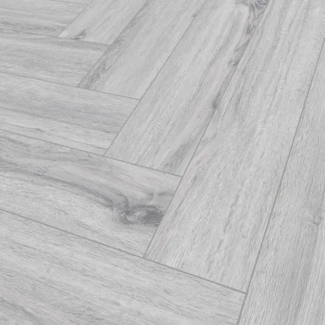 Falquon LVT Δάπεδο SPC Click Herringbone 6mm-AC5/42 Ice Oak Κιβ: 1,752 m2 / HP1007