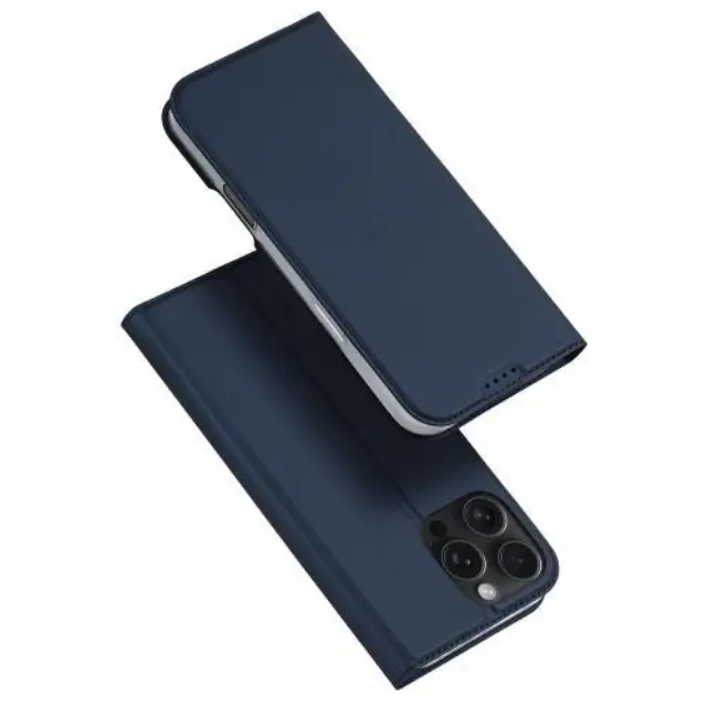 Θήκη Flip Dux Ducis Apple iPhone 16 Pro Max Skin Pro Μπλε N66628