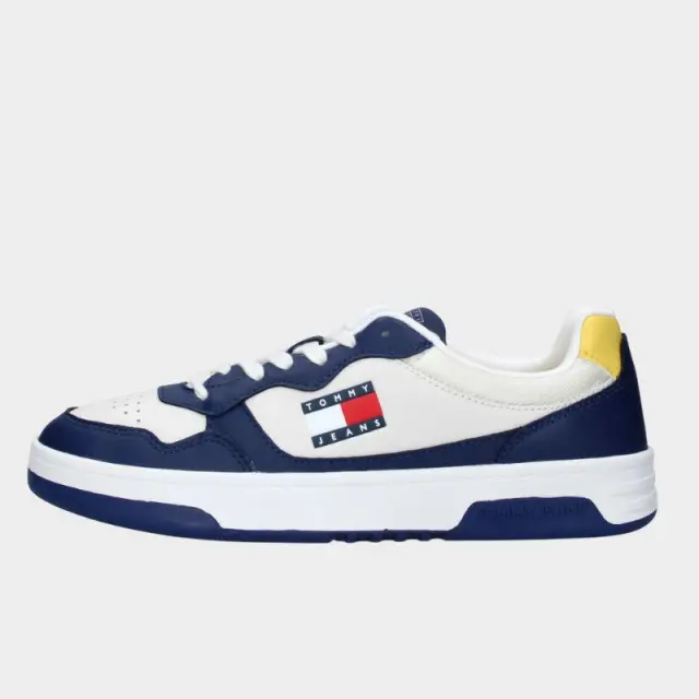 Tommy Hilfiger - Ανδρικά Sneakers Cupsole Leather Ess EM0EM01443-C67 Μπλε - 46