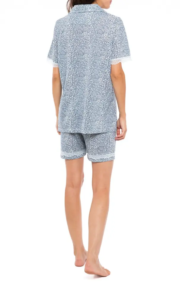 S1178 - Type - PYJAMA SHORTS BLUE LEO 2