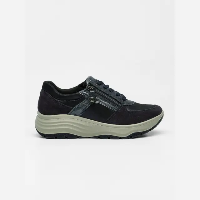 Imac Sneakers Γυναικείο δέρμα/δέρμα Nubuck Μπλέ IMA/856870 BLUE