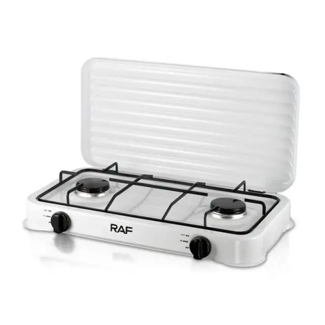 RAF Επιτραπέζια εστία υγραερίου διπλή R.8033 - Portable Gas Stove 98015 2