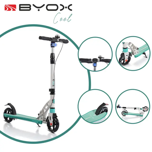 Byox Παιδικό Πατίνι Αναδιπλούμενο Cool Mint