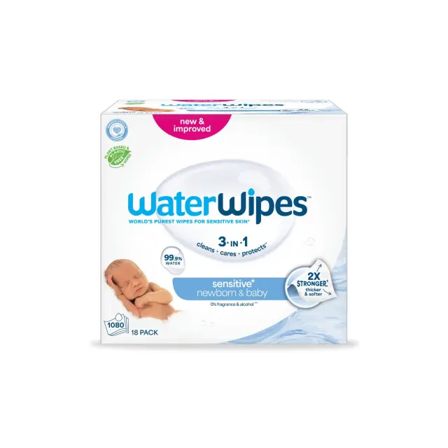 WaterWipes μωρομαντηλα με 99.9% νερο 18χ60 τμχ