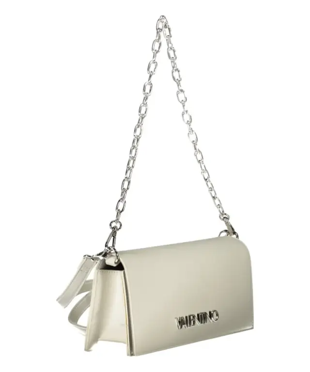 Valentino Bags - Μεγάλη Γυναικεία Τσάντα Ώμου Stefany VBS90109-006 Λευκό 3
