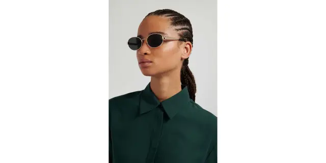 Polaroid Unisex Γυαλιά Ηλίου με Χρυσό Σκελετό και Γκρι Φακό PLD6254/S/X J5G/M9 2