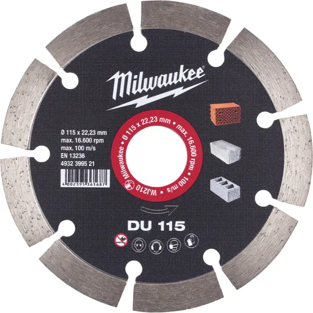 Δίσκος Διαμαντέ DU 115 115x22.23mm MILWAUKEE
