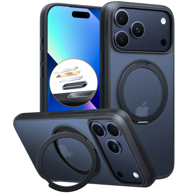 Torras Ostand Pro, black - iPhone 17 Pro Max 2