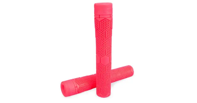 STOLEN HIVE FLANGLESS GRIPS NEON PINK 2