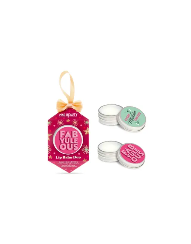 Mad Beauty FabYuleOus Lip Balm Duo
