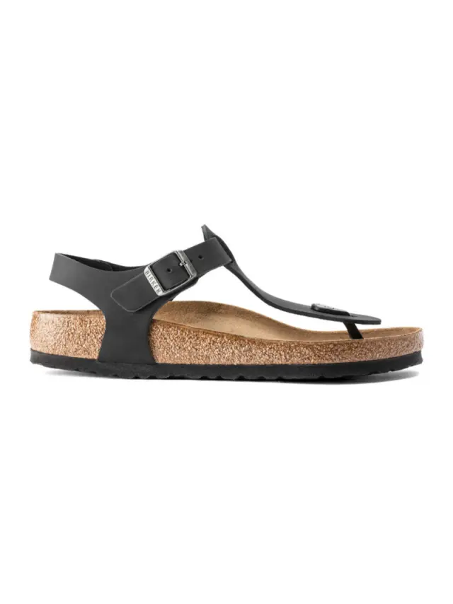Birkenstock Πέδιλα Γυναικείο δέρμα Oiled Μαύρο BIR/KAIRO 147113 BLACK - 37 3