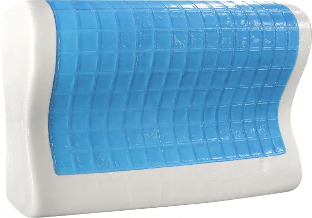 Μαξιλάρι Υπνου 58x38x12 Μέτριο Gel Memory Foam Beauty Home Art 4028 100% Πολυέστερ 2