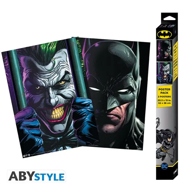 DC COMICS - Set 2 Chibi Posters - Batman and Joker (52 x 38)-ABYDCO858