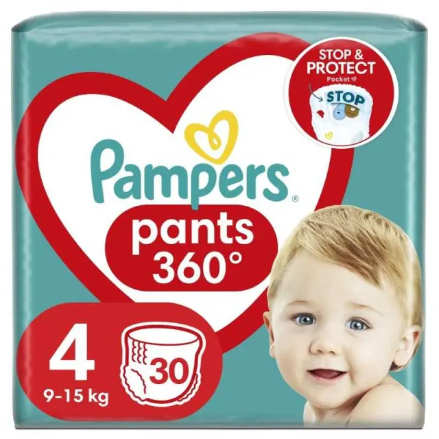 PAMPERS Pants No 4 (9-15kg) 30τμχ