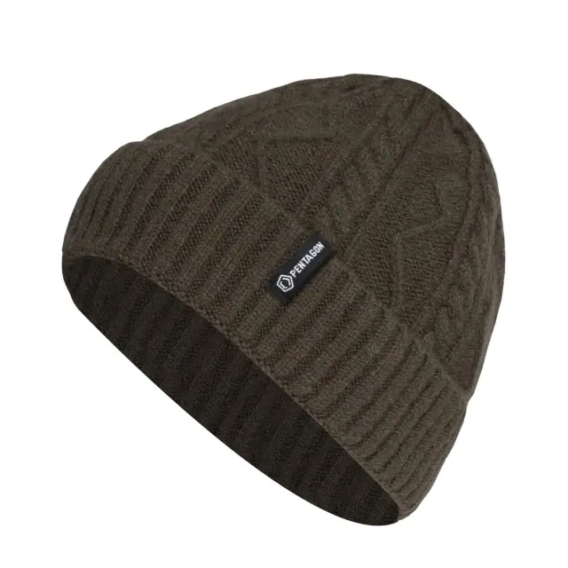 Pentagon Yukon Watch Hat-Σκούφος Πλεκτός - 01-Black-Μαύρο 2