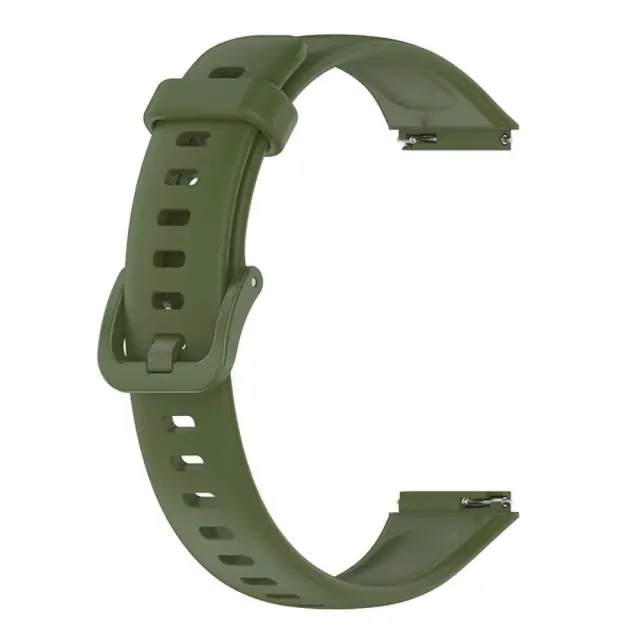 Ανταλλακτικό Λουράκι Σιλικόνης για Huawei Band 7- Army Green OEM 2
