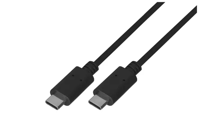 Lanberg CA-CMCM-10CU-0010-BK kabel USB 2.0 1m USB-C M-M Black