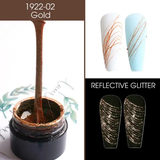 Vicky nail metalic spider nail art gel σε χρυσό χρώμα 5ml