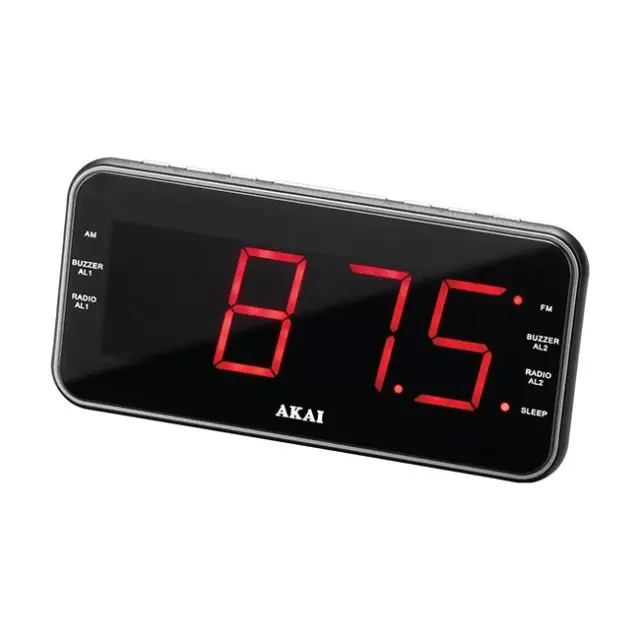 AKAI Οικιακό Ρολόι ACR-3899 Black (ACR-3899)