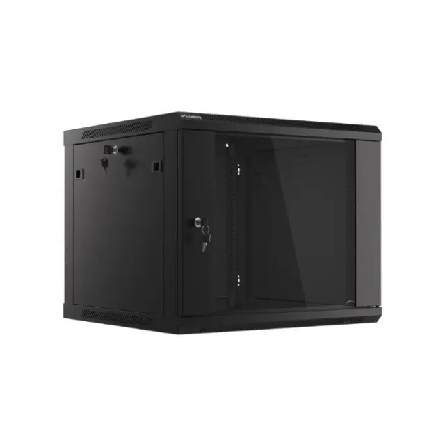Lanberg Καμπίνα Rack 19" 9U 600X600 Black V2 (WF01-6609-10B)