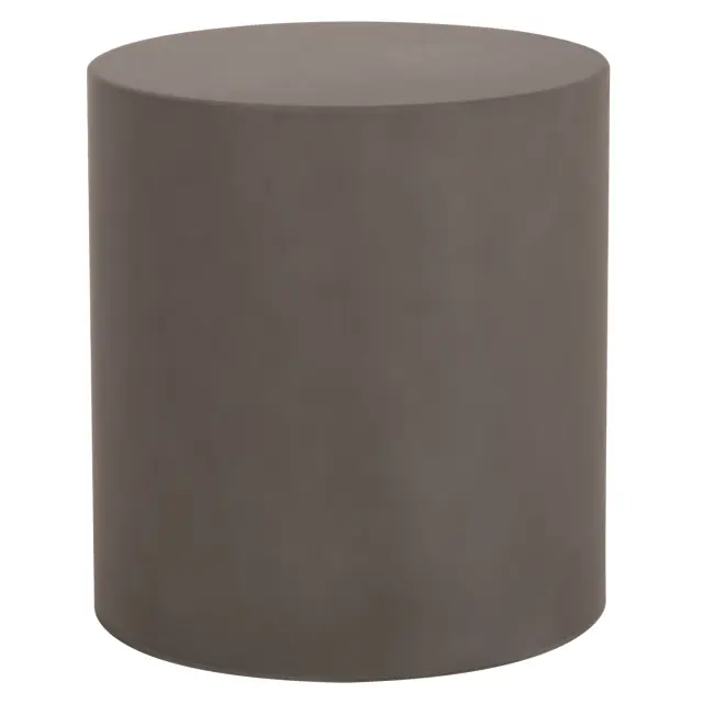ΤΡΑΠΕΖΙ ΒΟΗΘΗΤΙΚΟ ΣΤΡΟΓΓΥΛΟ FB96592.01 ΓΚΡΙ FIBER CEMENT Φ40x43Υεκ.