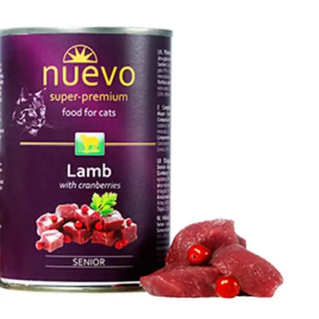 Nuevo Cat Senior Αρνί & Cranberries 400gr