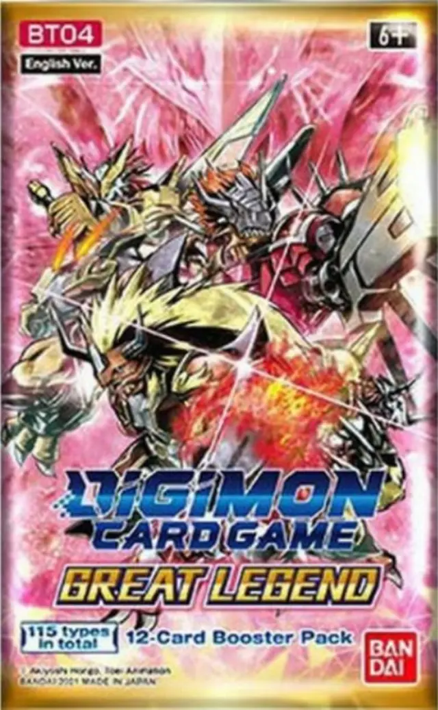 Digimon BT-04 Great Legend Booster Pack - EN