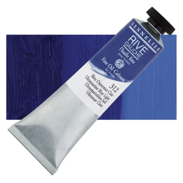 Sennelier Λάδι Rive Gauche 312 Ultramarine Blue Light - 40ml