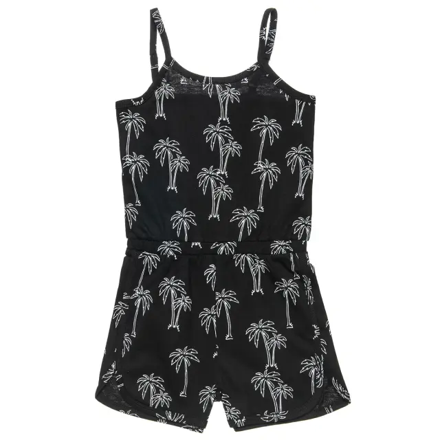 Ολόσωμη φόρμα σόρτς με pattern palm trees