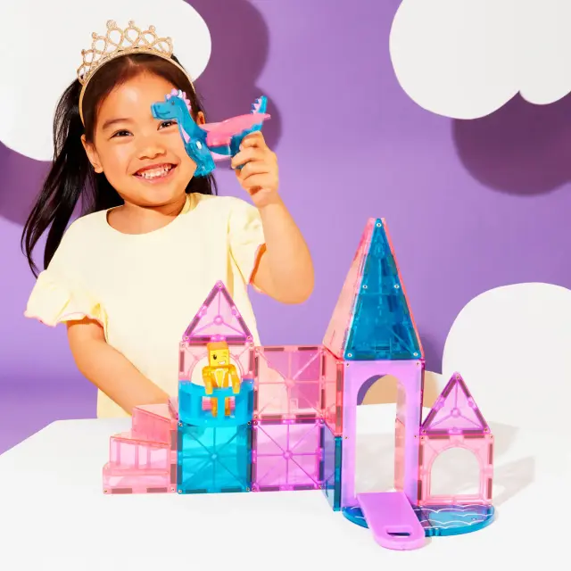 Magna-Tiles Μαγνητικά Πλακίδια Castle 25 Κομμάτια (3+ ετών) 242025 2