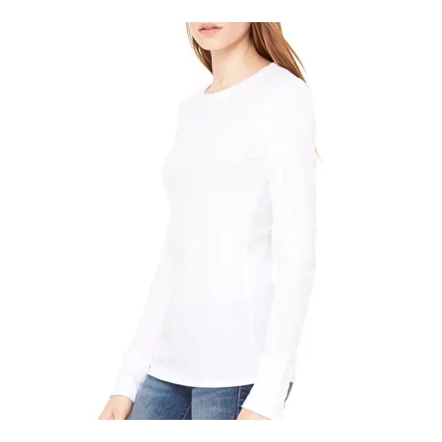 FMS Unisex Ισοθερμικό Μπλουζάκι Μακρύ Μανίκι, Χρώμα Λευκό 2