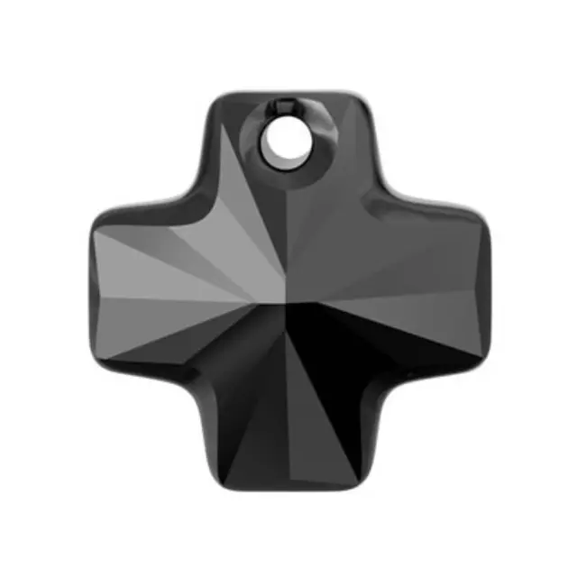 Swarovski 6866 Cross Pendant Jet 20mm - 1τεμ