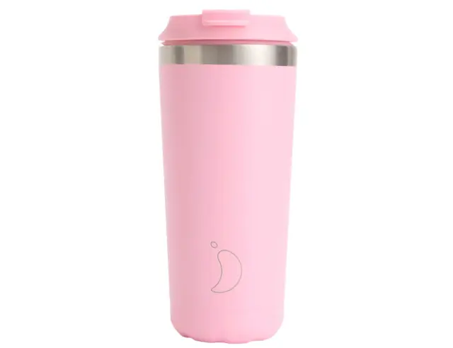 Ποτήρι Θερμός Original Chilly's με χωρητικότητα 500ml και διατήρηση θερμοκρασίας 6h ζεστό - Pastel Pink