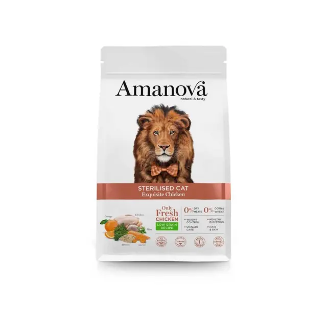 Amanova Sterilised Cat Exquisite Chicken 300gr Μονόχρωμο